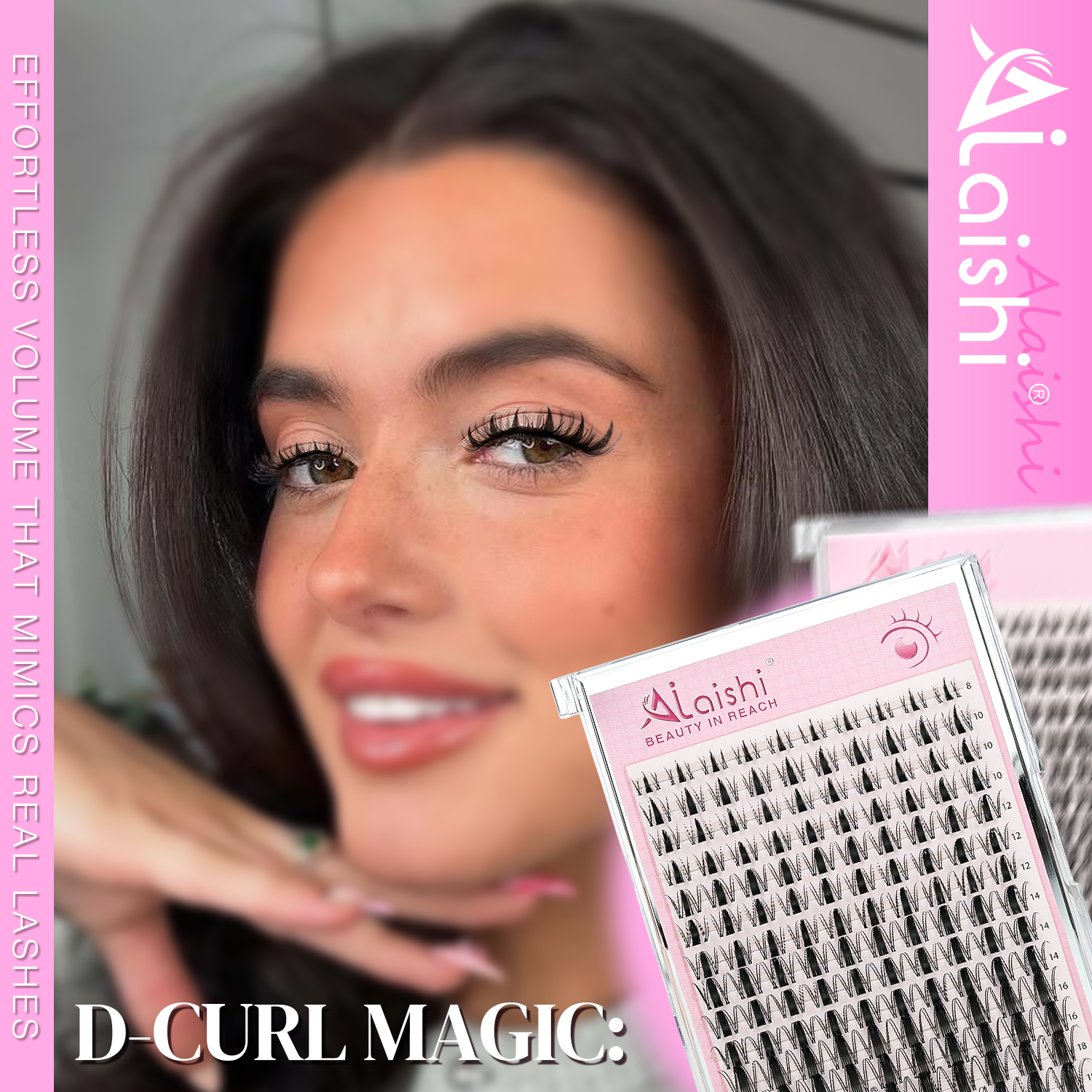 Natural Wispy Classic Cluster Lashes QF24