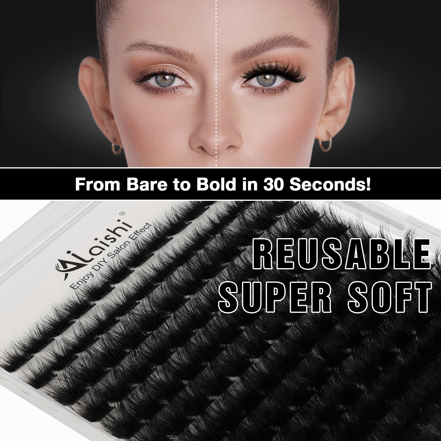 3D Voluminous False Eyelashes HB14