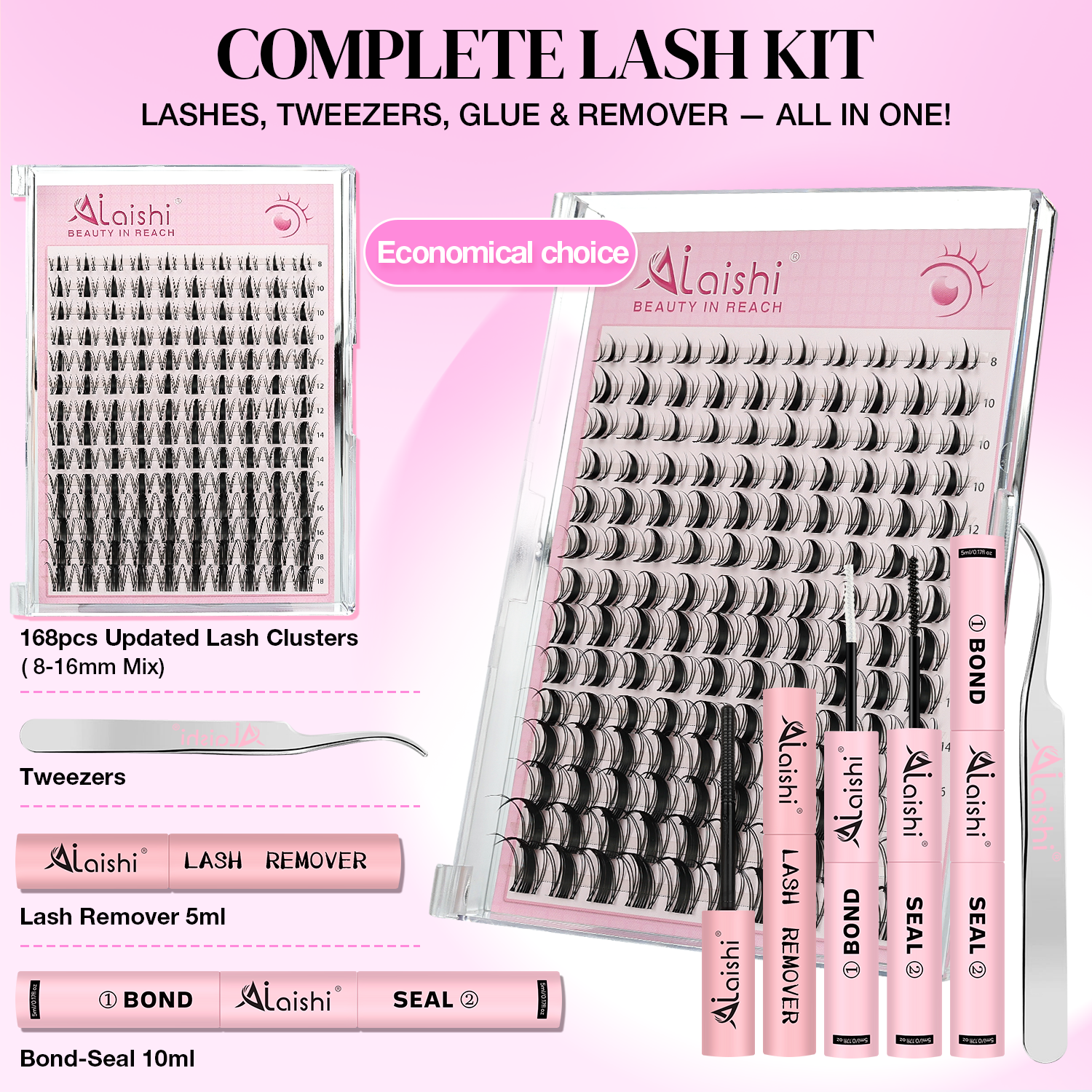 Natural Wispy Classic Cluster Lashes QF24