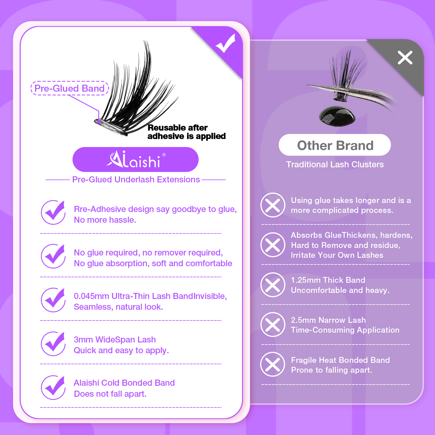 1-Second Apply Self-Adhesive Lashes MJZ5