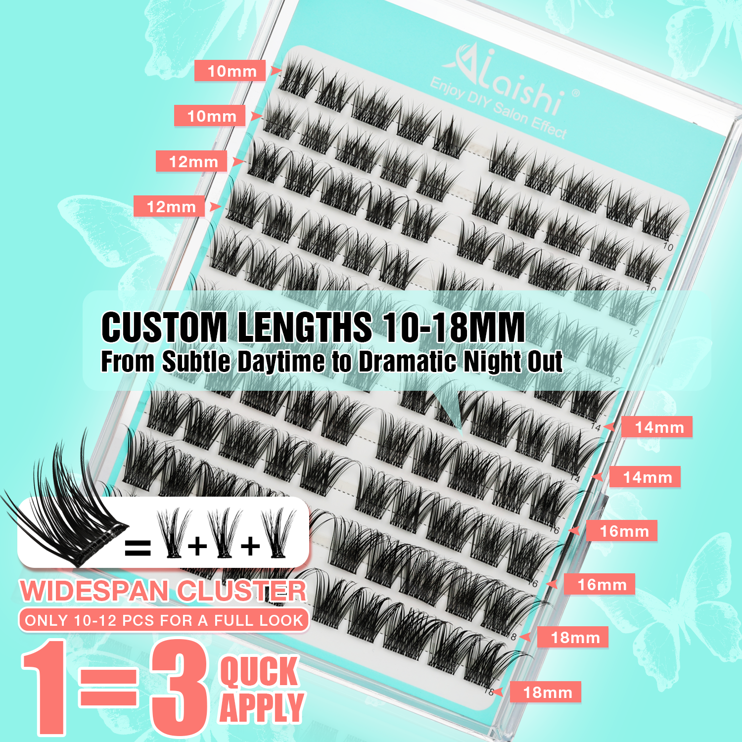 Pre-Glued False Eyelashes MJL2