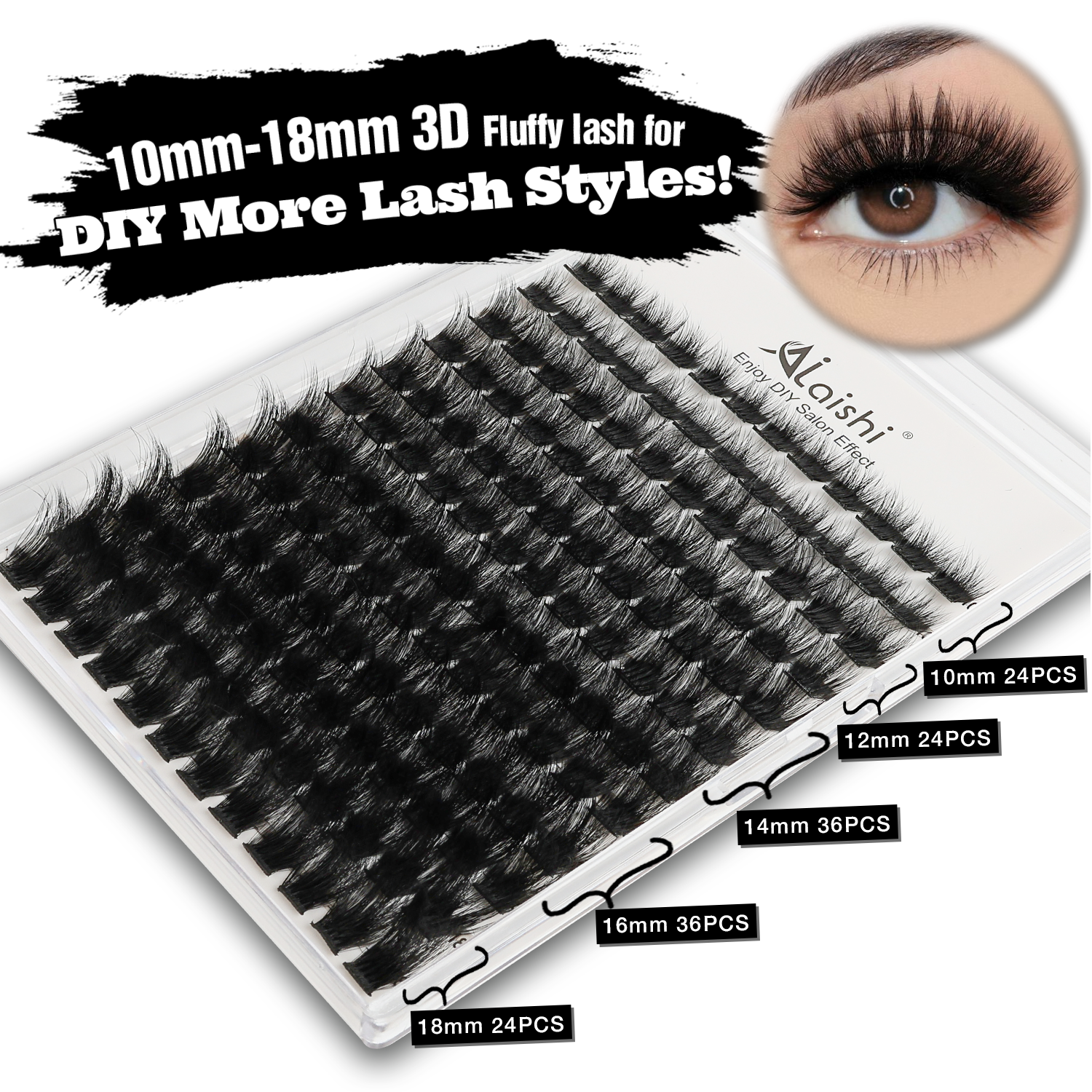 3D Voluminous False Eyelashes HB14