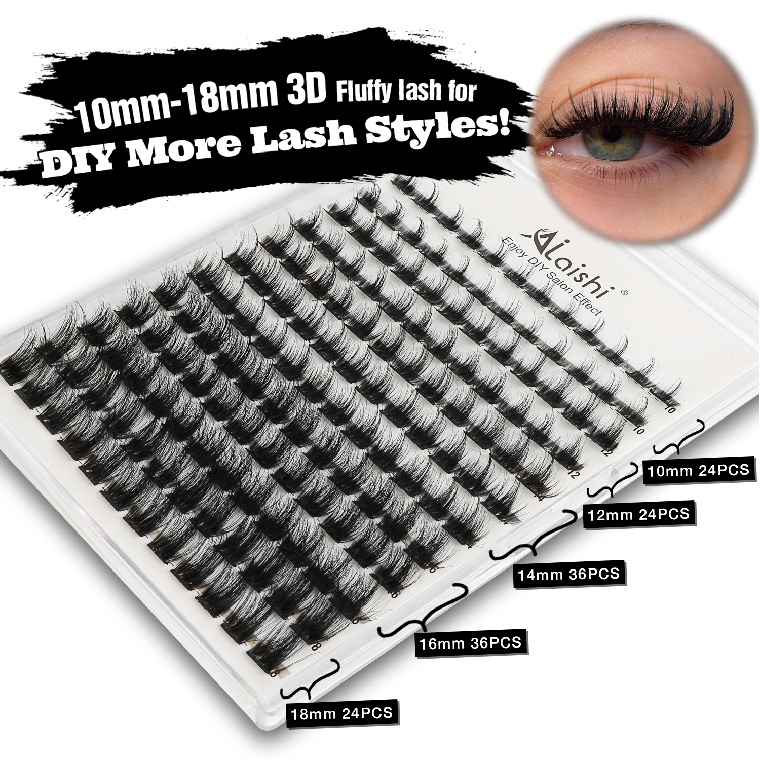 3D Voluminous False Eyelashes HB13