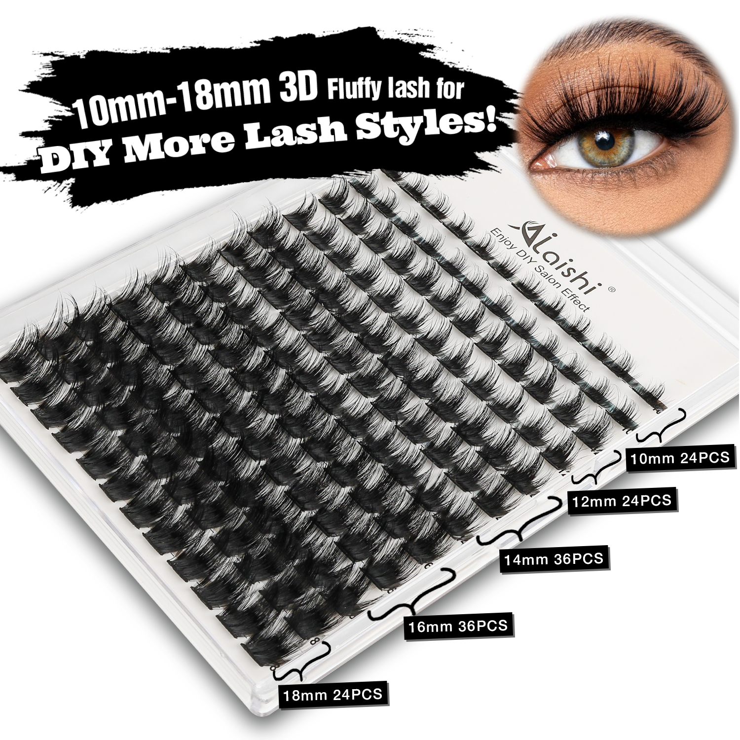 3D Voluminous False Eyelashes HB12